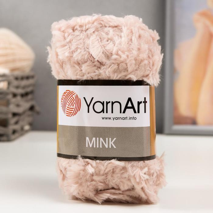 Пряжа для вязания YarnArt "Mink" 100% полиамид 75м/50гр, 331 бежевый  #1