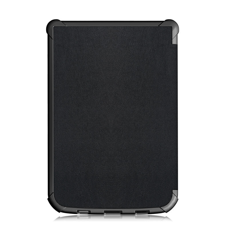 Чехол-обложка футляр MyPads для PocketBook 631 Plus Touch HD 2 из качественной эко-кожи тонкий черный #1