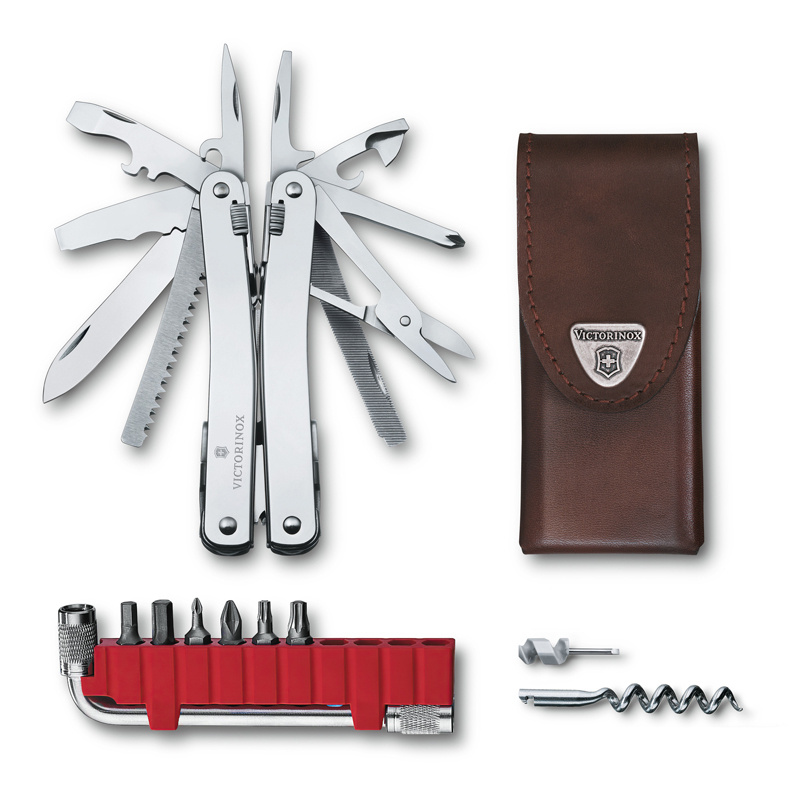 Мультитул VICTORINOX SwissTool Spirit X Plus, 105 мм, 210 г, 35 функций, нержавеющая сталь, в комплекте #1