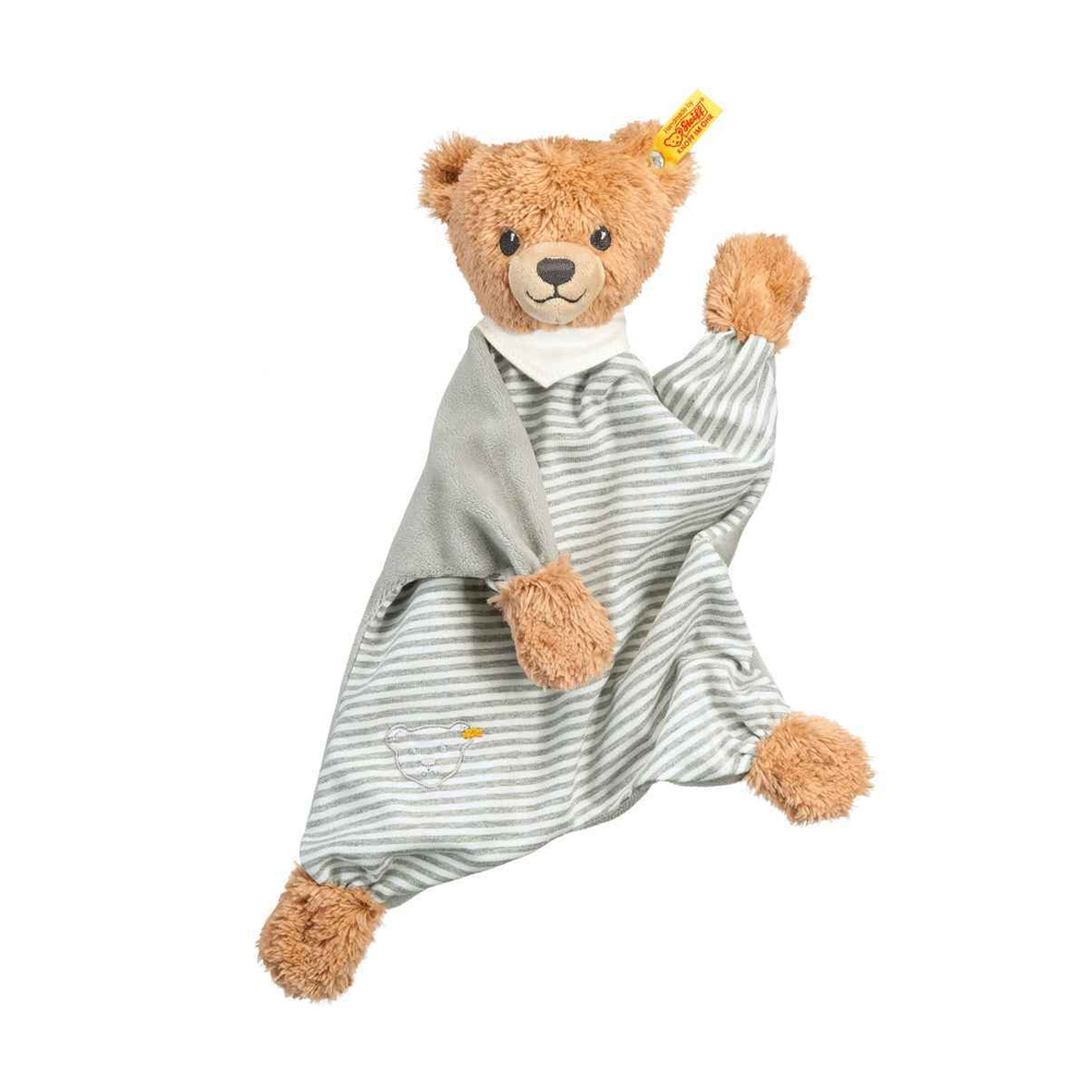 Мягкая игрушка Steiff Sleep Well Bear Comforter grey (Штайф Мишка Крепкий сон комфортер серый 30 см) #1