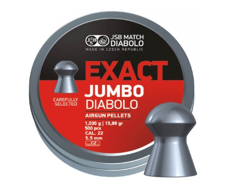 Пули JSB Exact Jumbo Diabolo 5,52 мм, 1,03 грамм, 500 штук #1