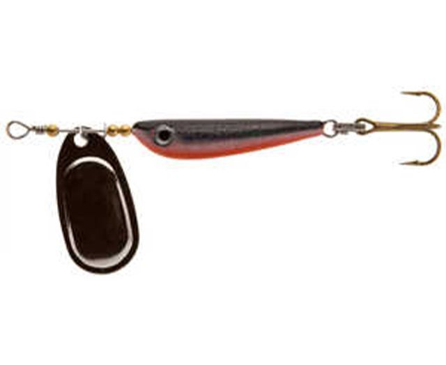 Блесна Wake spinner aura minnow 6g BLACK SILVER #1