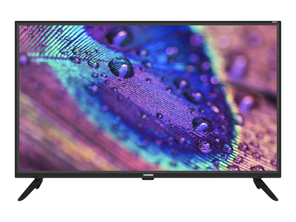 Telefunken Телевизор TF-LED32S71T2(2021) пауза/запись эфира; HDMI x3, USB x1, VGA; 32" HD, черный  #1