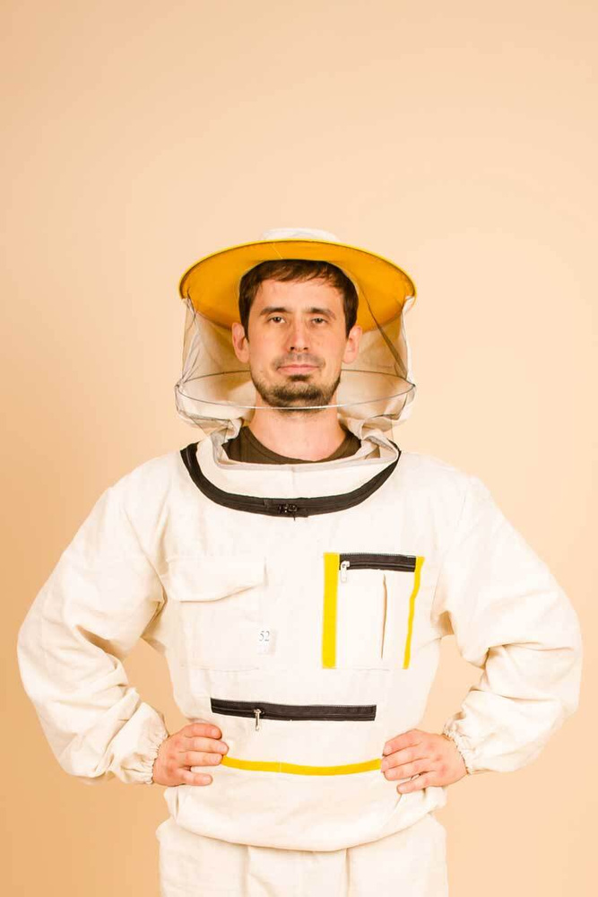 Куртка пчеловода с лицевой сеткой Двунитка #1
