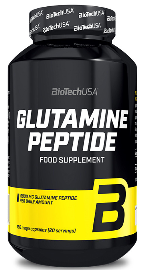 Глютамин BiotechUSA Glutamine Peptide 180 капс. #1