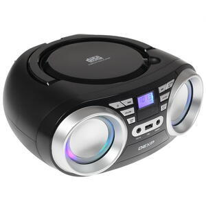 Стерео магнитола проигрыватель CD дисков Q320, Bluetooth, 6 Вт, FM, USB, AUX, подсветка, сеть и бат. #1