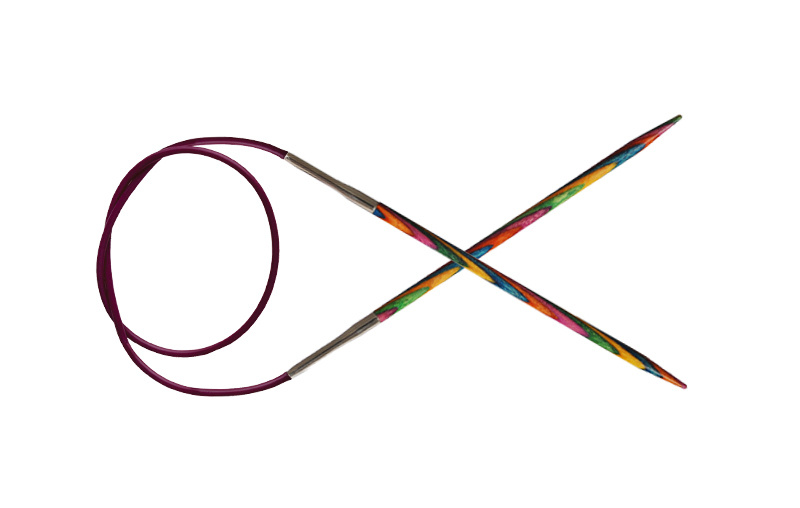 Спицы для вязания Knit Pro круговые, деревянные Symfonie 80см, 2,25 мм, арт.20332  #1