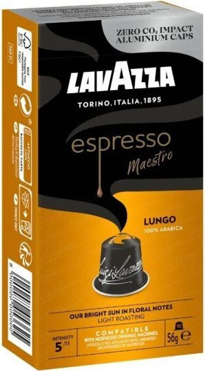 Кофе молотый в капсулах Lavazza Espresso Maestro Lungo, 56 г (5,6 г х 10 капсул)  #1