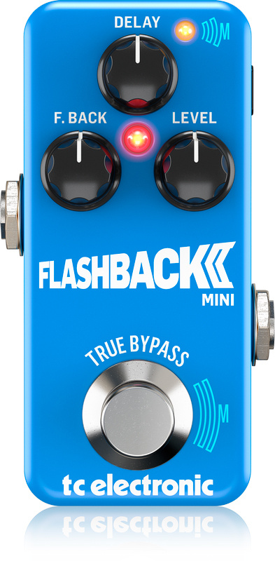 TC ELECTRONIC Flashback 2 Mini Delay напольная гитарная эффект педаль в уменьшенном корпусе, дилей  #1