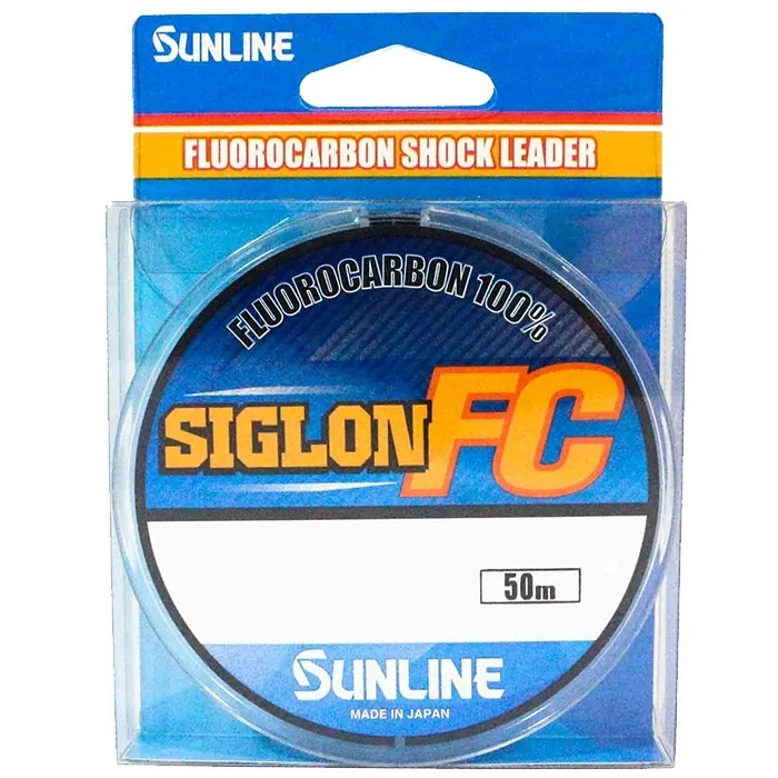 Флюрокарбоновая леска для рыбалки SUNLINE Siglon FC 2020 50 м, 0.225 мм, прозрачный, 3.4 кг, new / Флюрокарбон #1