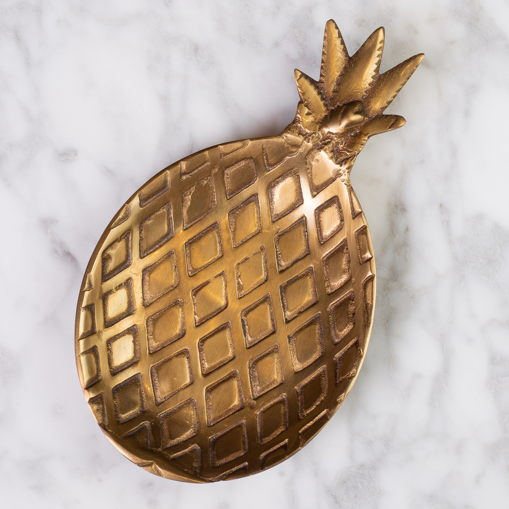 Подставка для мелочей Trinket Tray Golden Pineapple #1