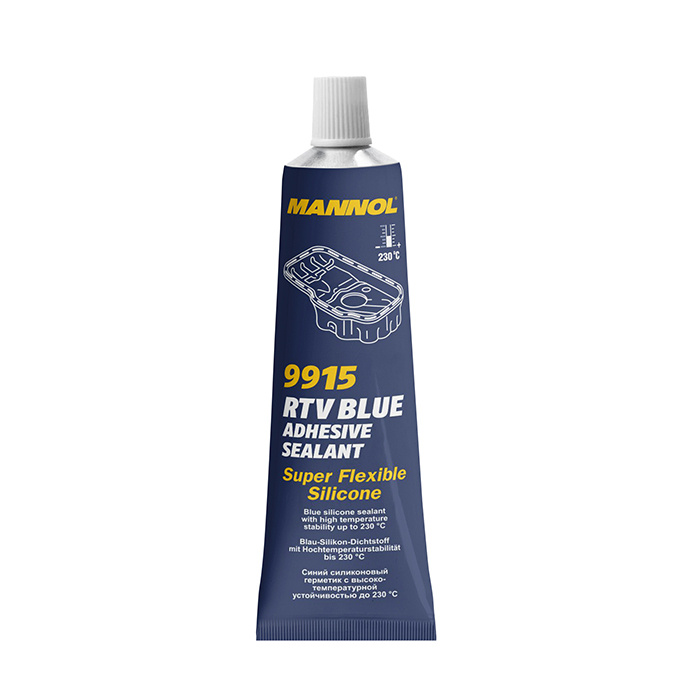 9915 RTV Adhesive Sealant Blue 85 гр. Синий силиконовый герметик (от -40 С до +230 С)  #1