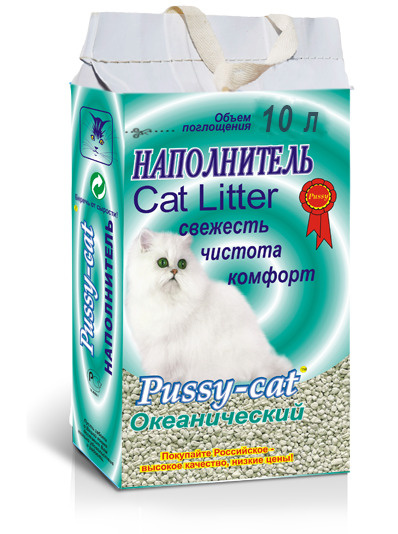 Pussy-cat Наполнитель Минеральный Впитывающий 4800г. Уцененный товар  #1