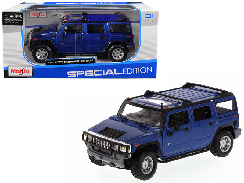 Машинка металлическая 1/27 2003 Hummer H2 SUV Maisto. #1