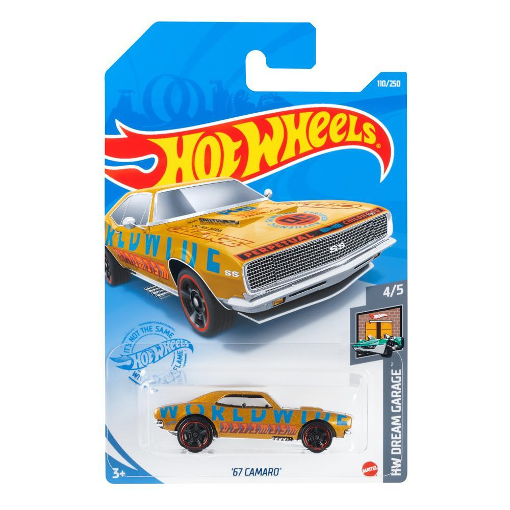 GTC53 Машинка металлическая игрушка Hot Wheels коллекционная модель 67 CAMARO золотистый  #1