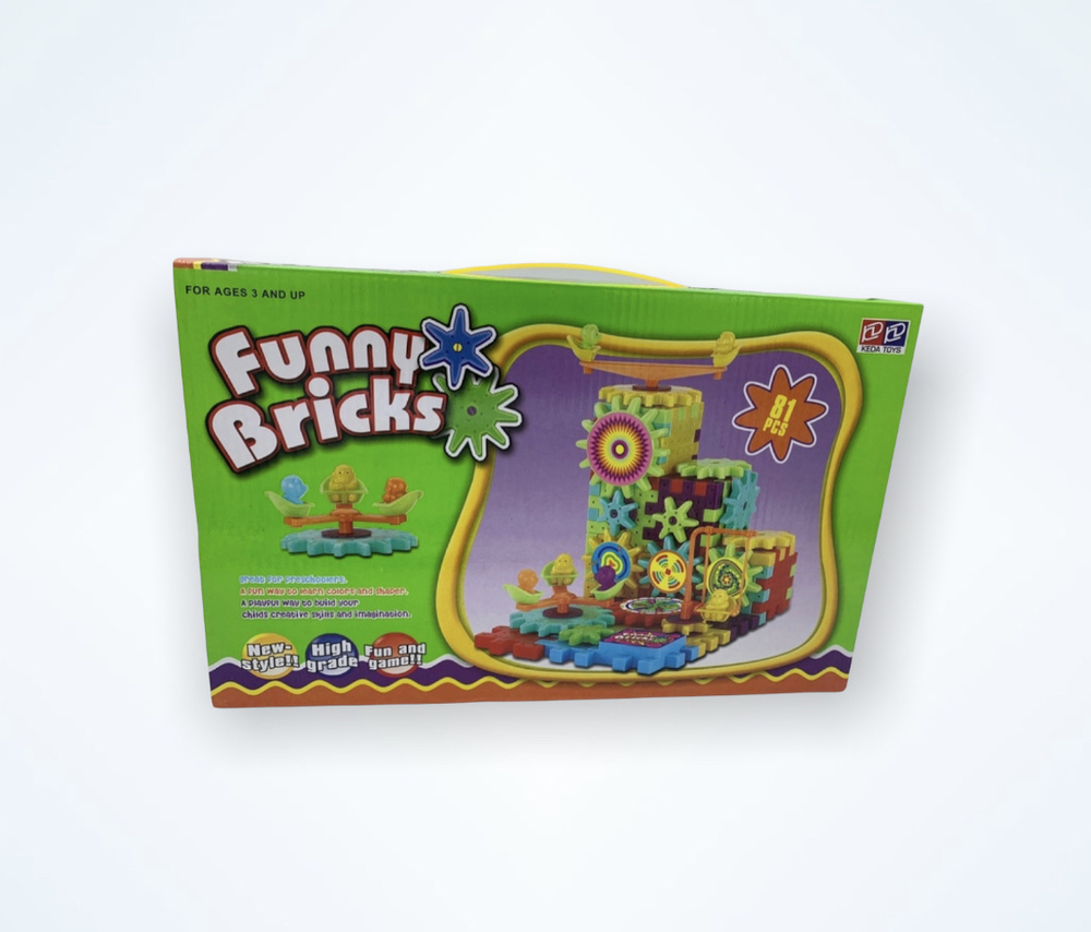 Конструктор пластиковый Funny Bricks, 81 деталь,35х22х6см #1