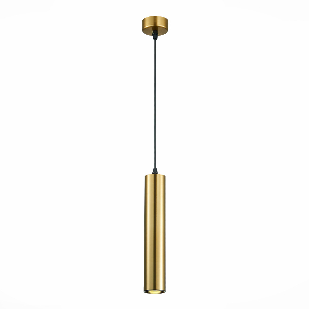 Светильник подвесной ST LUCE цвет золотистый в стиле High-tech цоколь GU10 ламп 1х50W, ST151.303.01  #1