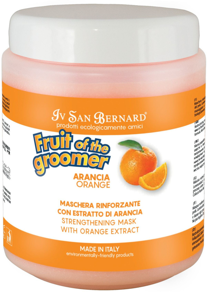 Iv San Bernard Fruit of the Groomer Orange Strengthening Mask / Маска Ив Сан Бернард для Слабой Выпадающей #1