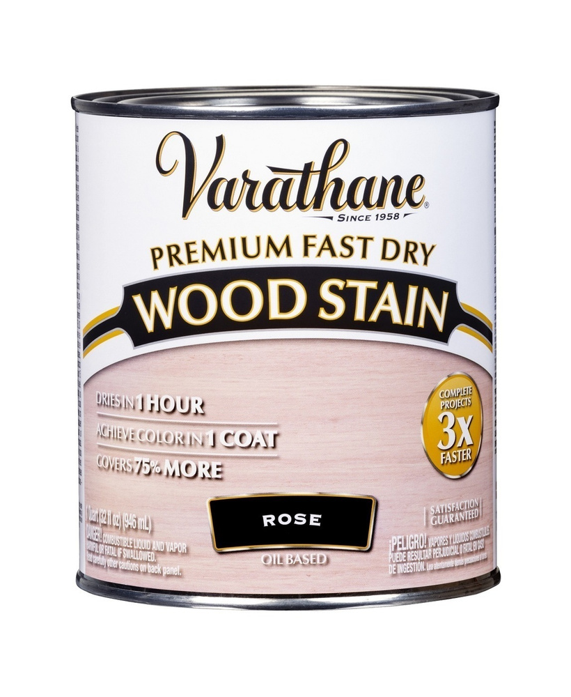 Морилка - Масло Для Дерева Varathane Premium Fast Dry Wood Stain Лепесток розы 0,236л  #1