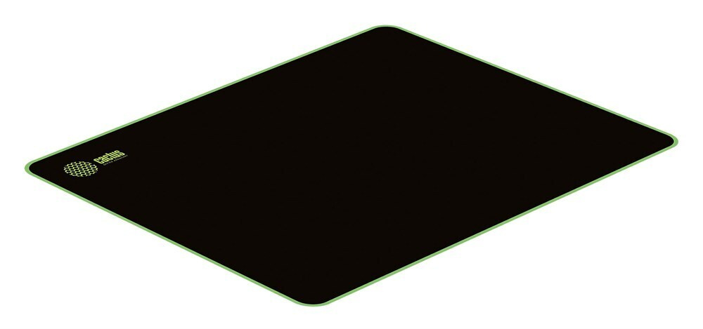 Коврик для мыши Cactus Black черный 400x300x3мм #1