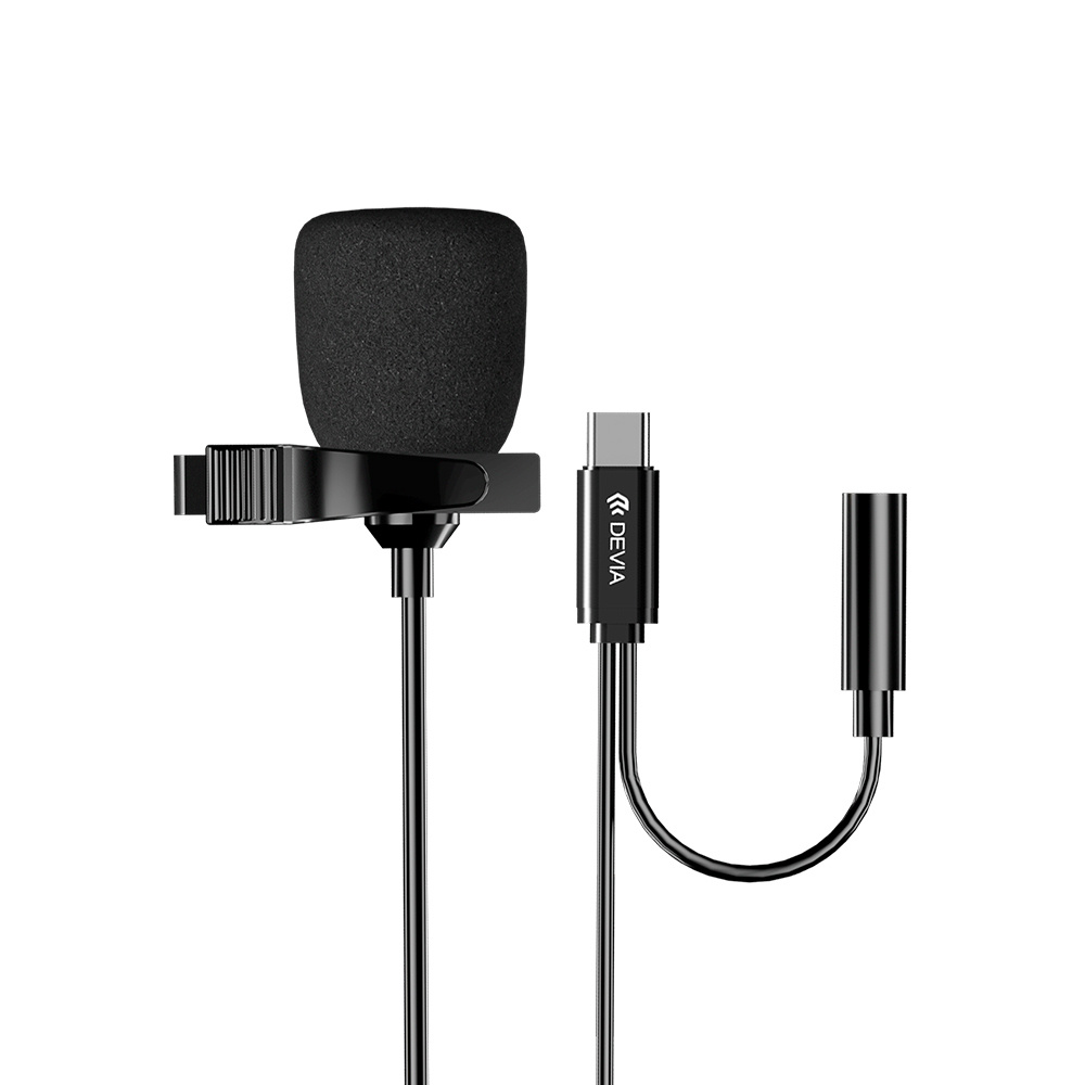 Микрофон Devia Smart Wired Microphone (Type-C) - Black #1