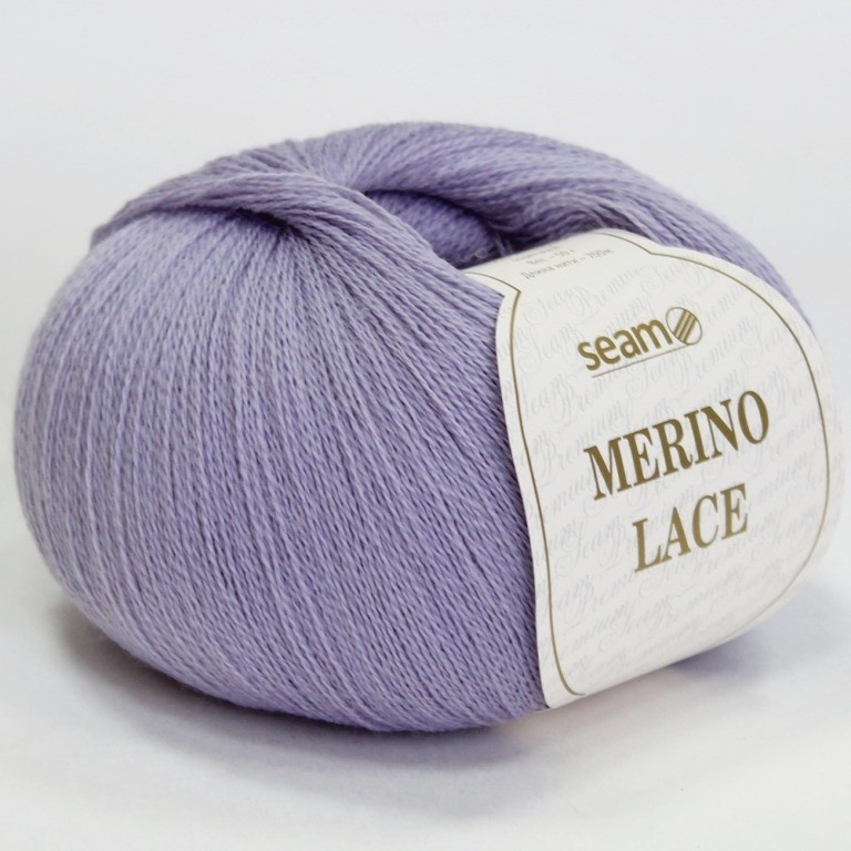 Пряжа Merino LACE цвет 11, 2шт*(700м/50г), 100% мериносовая шерсть #1