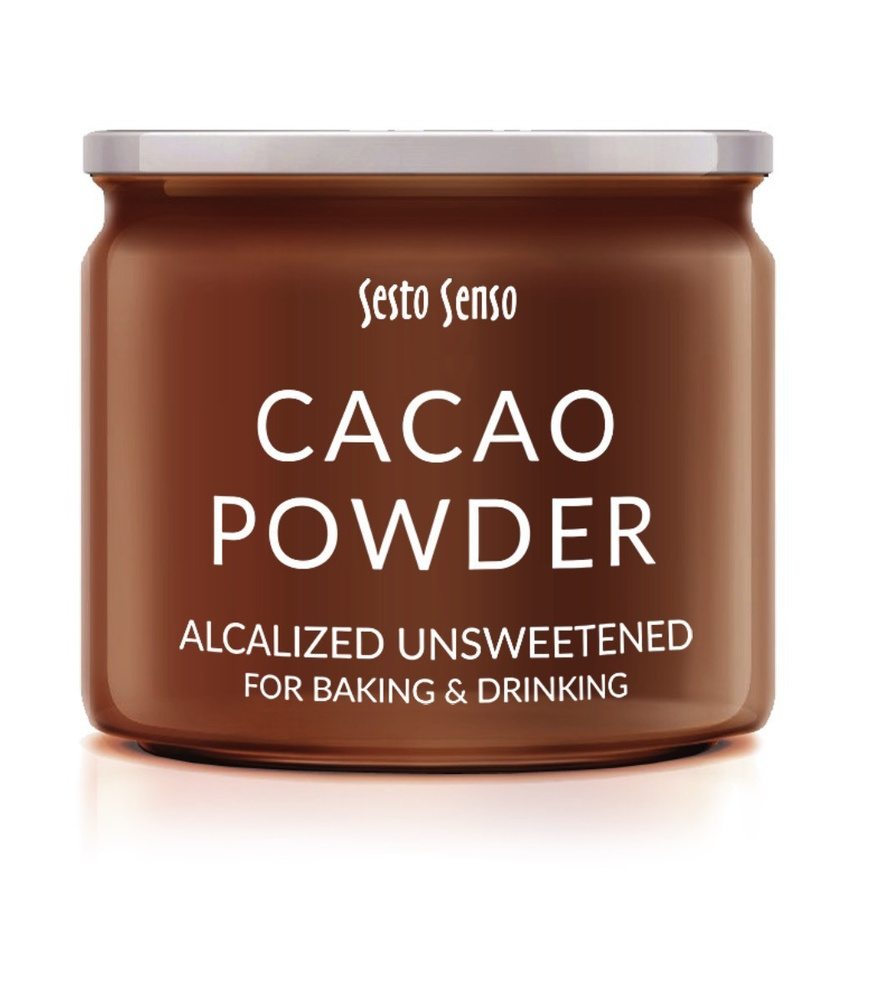 Sesto Senso Какао-порошок алкализованный CACAO POWDER ALCALIZED, 170 гр #1