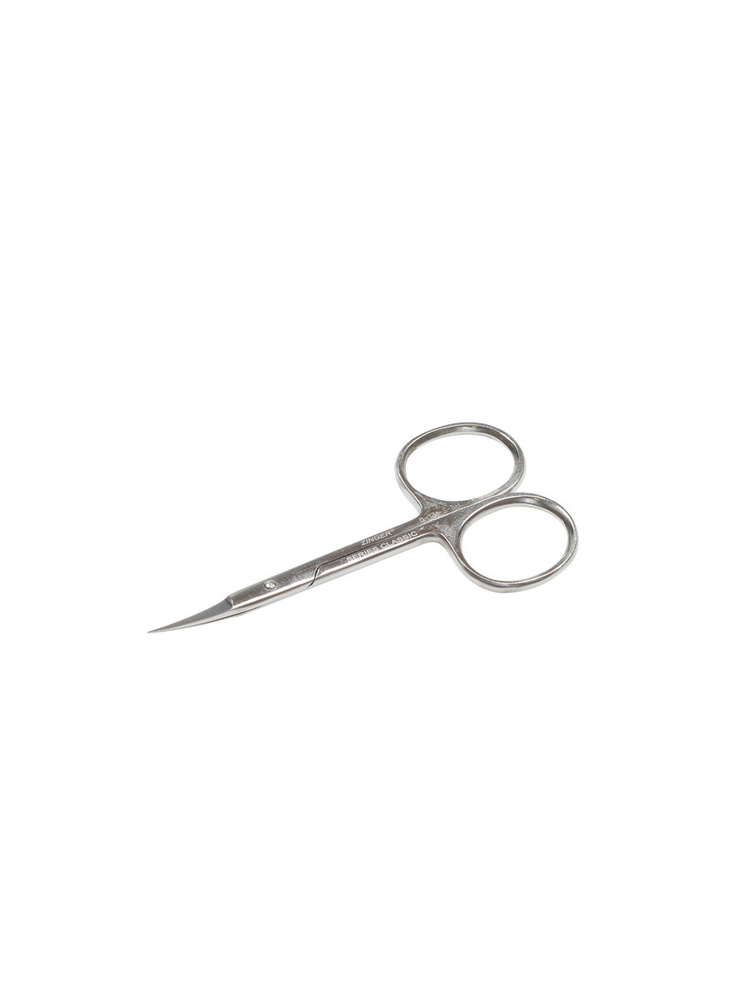 Zinger/ Ножницы маникюрные (B-131-S-SH) универсальные с ручной заточкой/ Ножницы для ногтей изогнутые/ #1