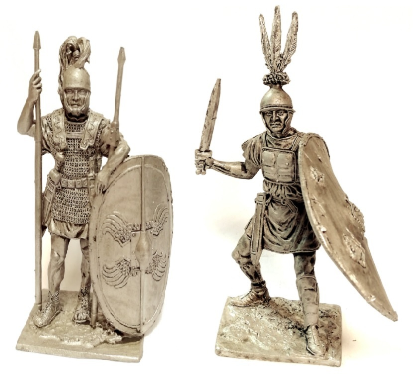 Фигурки Римский легионер 1 в до н.э. и Римский легионер 3-2 в до н.э. Олово  #1