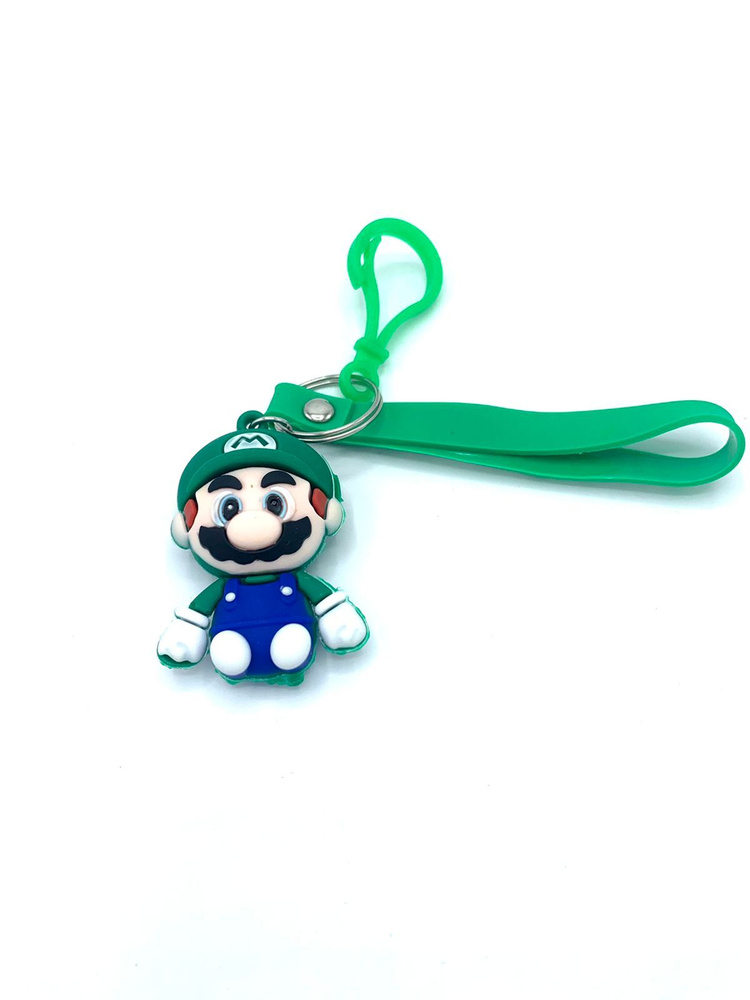 Брелок Марио/для ключей/для рюкзака цвет зеленый /Брелок Марио/для ключей/для рюкзака цвет зеленый  #1