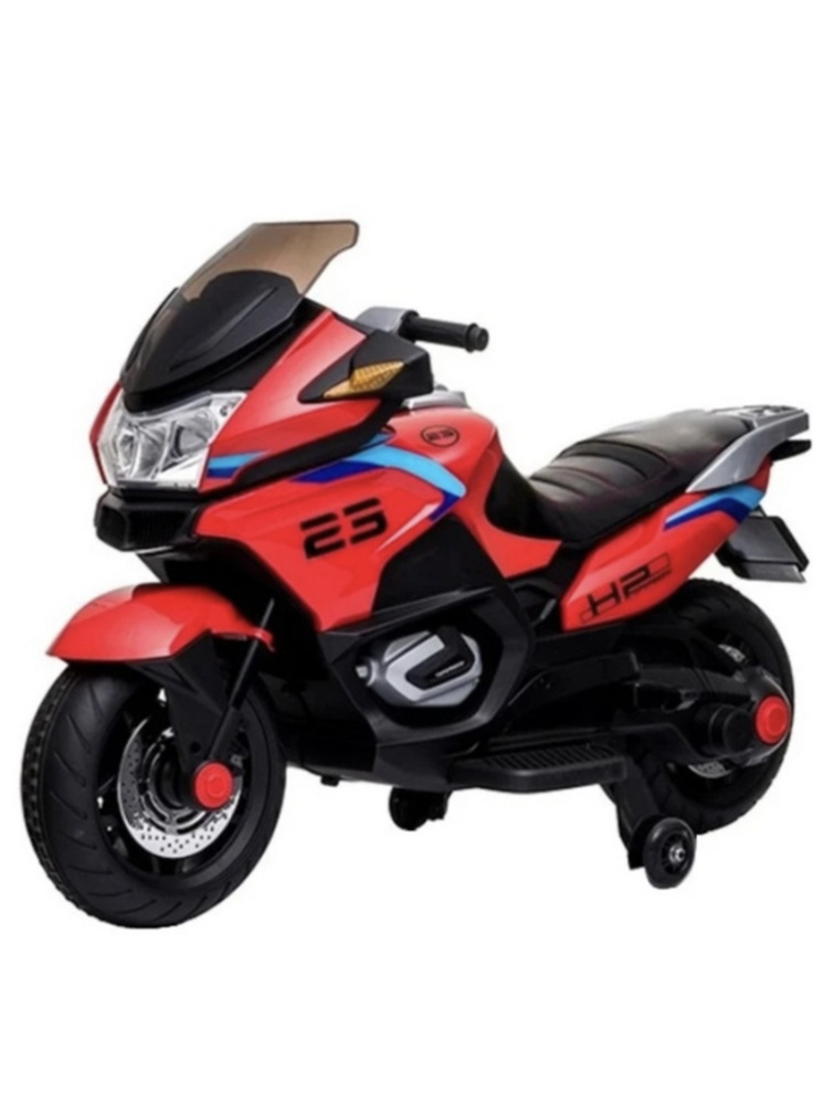 Электромотоцикл Toyland Moto XMX 609 аккумуляторный детский двухколесный со светом и звуком(красный) #1