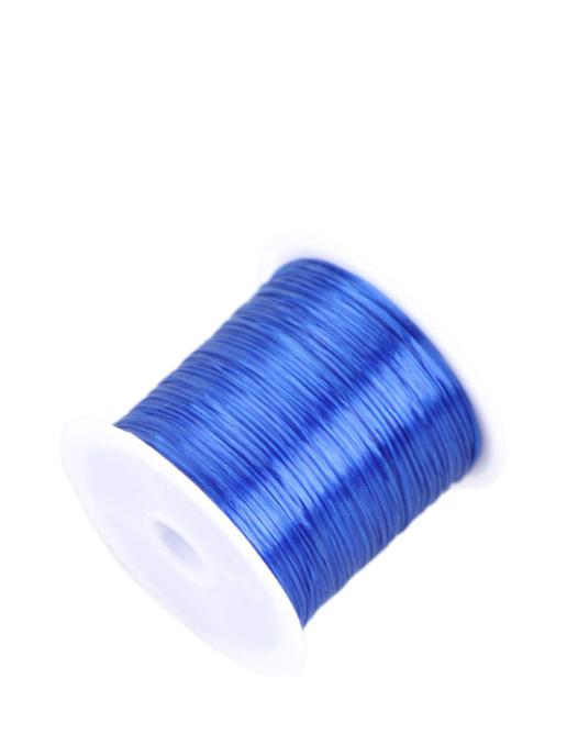 Резинка для браслета 25 м, диаметр 0,3 мм (синий) #1