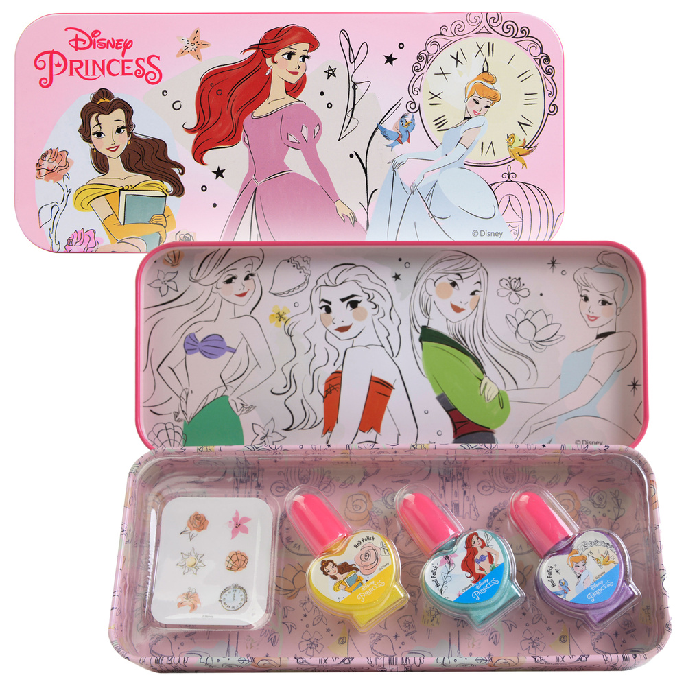 Набор детской декоративной косметики для ногтей в пенале Markwins косметика для детей Принцесса Дисней #1