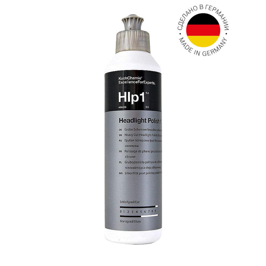 HLP1 Headlight Polish 1 - Грубая полировка фар 1 фаза, без силиконовая  #1
