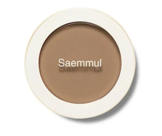 The Saem, blusher Румяна saemmul single blusher br03 cloudy brown 5гр #1