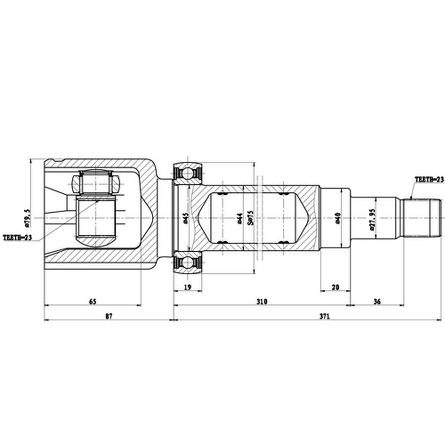 Шрус Внутренний ZIKMAR Z87932R #1