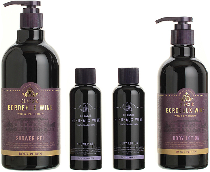 Welcos Набор уходовый для тела Body Phren Classic Bordeaux Wine Body Care Set #1