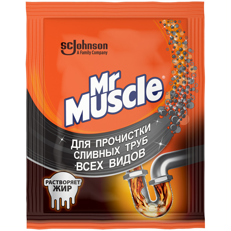 4 шт. Средство для прочиcтки труб Mr. Muscle, гранулы, 70г #1