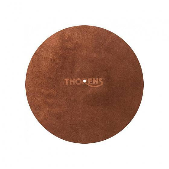 Мат Thorens Leather turntable mat - brown #1