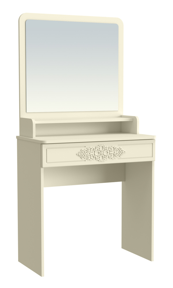 Туалетный столик с зеркалом Ассоль ТСН-1 ваниль #1