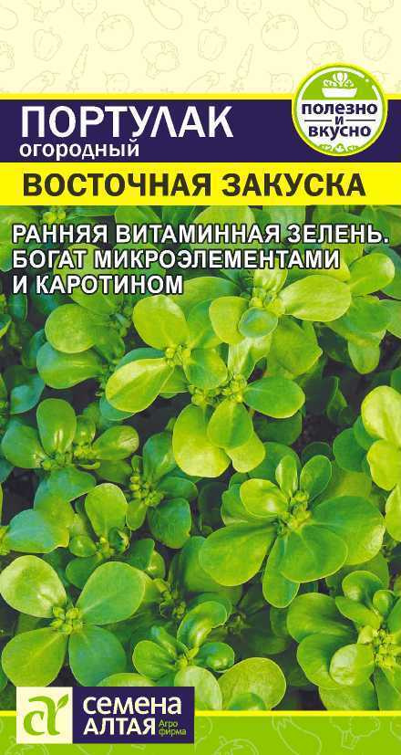 Семена Портулак Восточная Закуска огородный (0,1 г) - Семена Алтая  #1