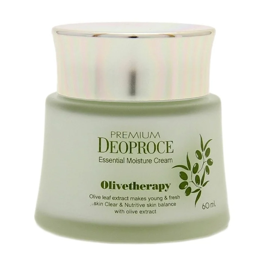 Deoproce Premium Olivetherapy Essential Moisture Cream Крем для лица увлажняющий с маслом оливы 60мл #1