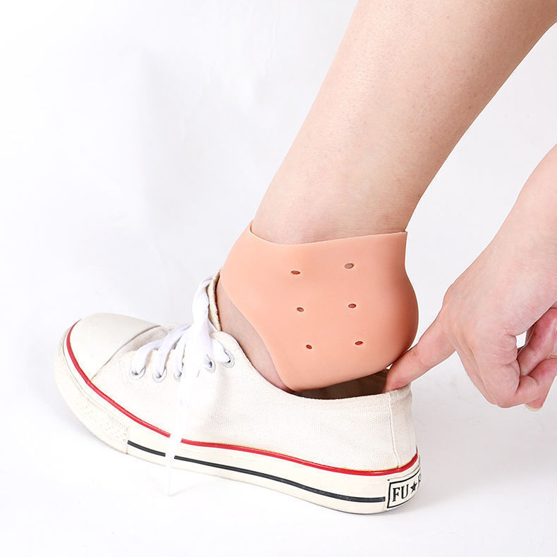 Увлажняющие силиконовые косметические носки для заживления трещин на пятке  #1