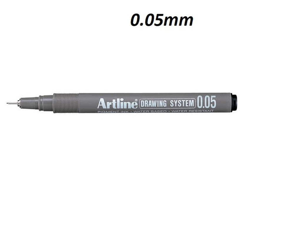 Artline Ручка Капиллярная, толщина линии: 0.05 мм, цвет: Черный, 1 шт.  #1