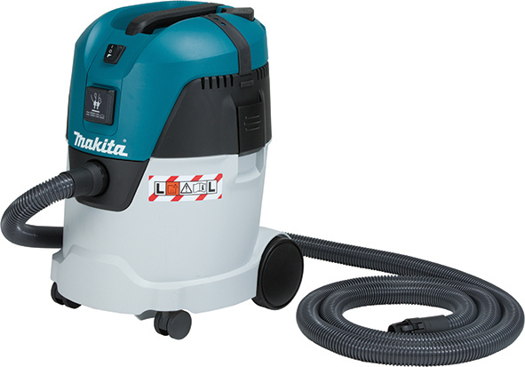 Строительный пылесос Makita VC2512L 1000Вт (уборка: сухая/влажная) серый  #1