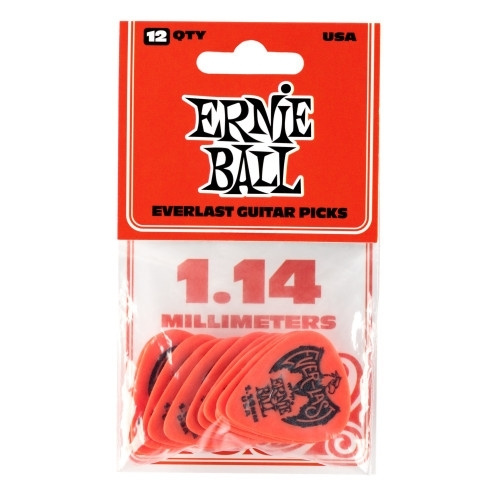 Набор медиаторов 1.14 mm ERNIE BALL 9194 Everlast 12 шт./уп. #1