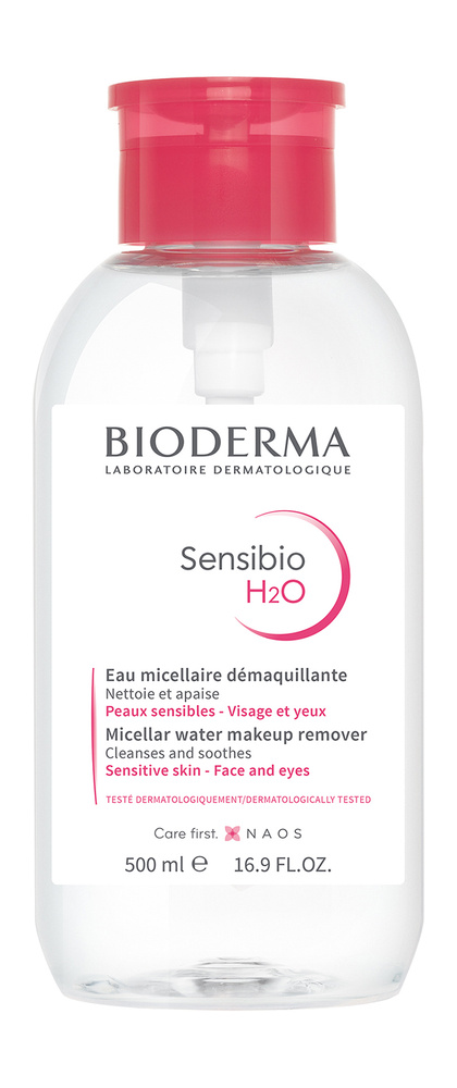 BIODERMA Сенсибио Н2О Мицеллярная вода, 500 мл (с помпой) #1