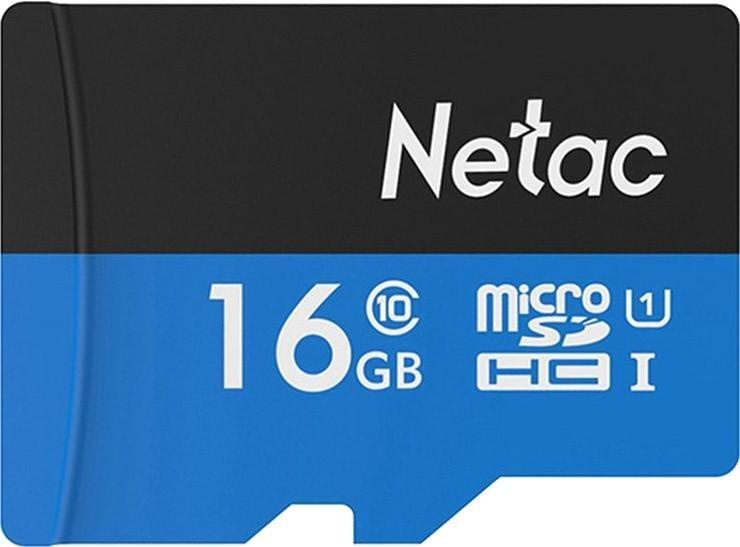 Флеш карта microSDHC 16GB Netac P500 (без SD адаптера) 80MB/s #1