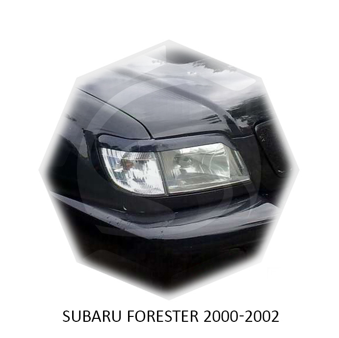 Subaru Forester 2000-2002 Реснички на фары #1