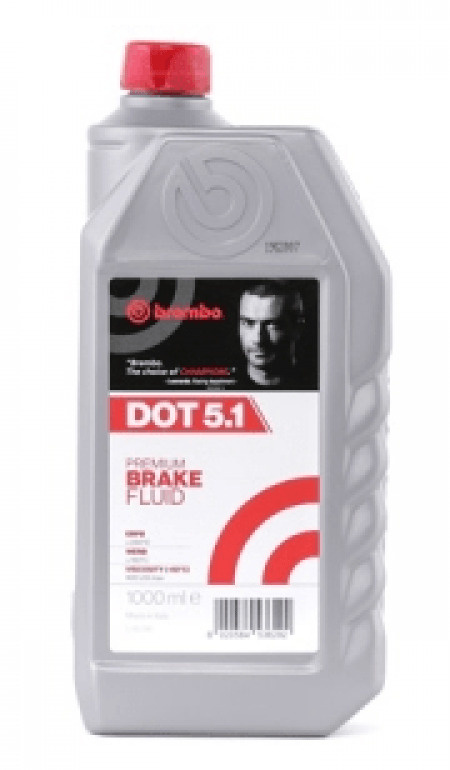 Жидкость тормозная BRAKE FLUID DOT-5.1 (1л) Brembo L05010 #1